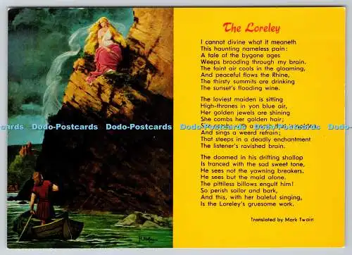 D317891 Die Loreley. H. Heines Gedicht. Übersetzt von Mark Twain. Edmund von König.