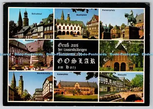 D317893 Goslar am Harz. Wolfg. Hans Klocke. Paderborn. Farbe Chrom. G 41. N. 338