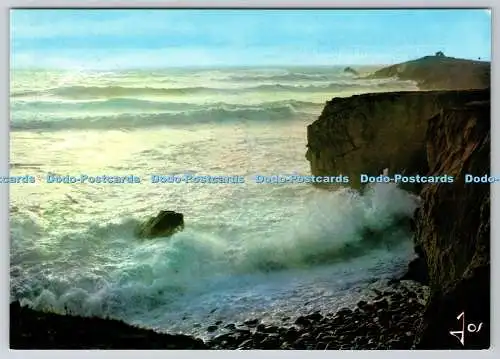 D319499 Presqu Ile de Quiberon. Tempete Sur la Cote Sauvage. Jos