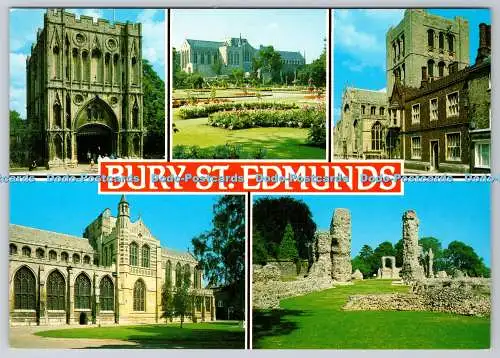 D317901 Bury St. Edmunds. J. Salmon. Sevenoaks. Postkarte Kamerafarbe. England.