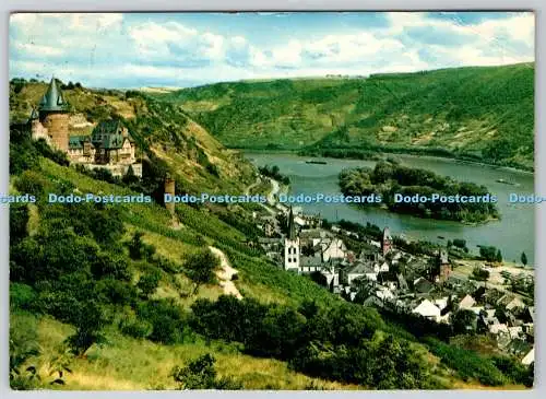 D315083 Deutschland. Bacharach am Rhein. Schoning. Lübeck. 1968. Postkarte