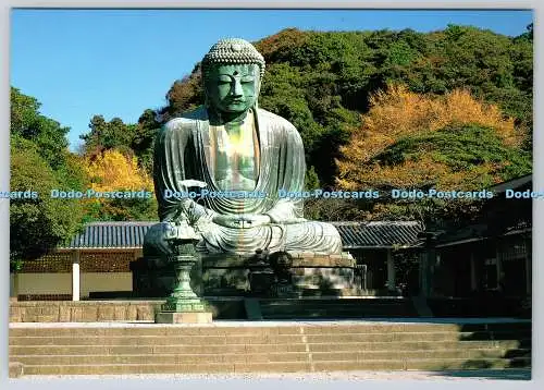 D317902 Japan. Kamakura Buddha. Hyogensha. Kyoto. Postkarte