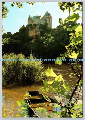 D323140 Montfort. Dordogne. Le Chateau dominant la Vallee de la Dordogne. J.F.