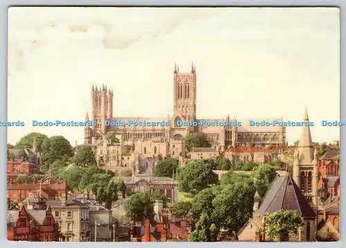 D315089 Lincoln Cathedral aus dem Süden. Britannia Colour Limited. Ganztageslimit