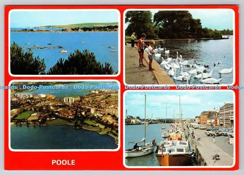 D323171 Poole. Dorset. Luftaufnahme von Poole. J. Arthur Dixon. Multi View