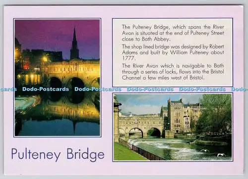 D323172 Pulteney Brücke. River Avon. J. Arthur Dixon Ltd. Multi View