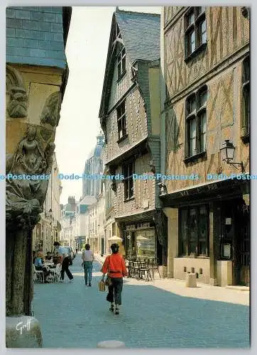 D319534 En Touraine. Touren. Indre et Loire. Maisons du XV. Rue du Change. Greff