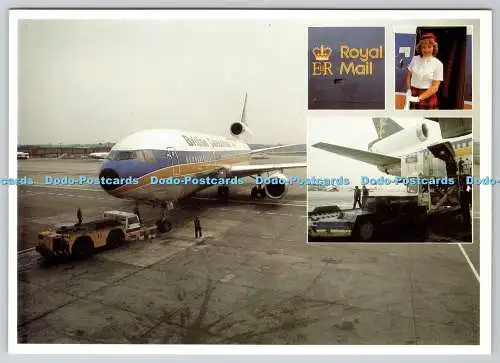 D323182 Luftpost von British Caledonian an London Flughäfen befördert. The House of Q
