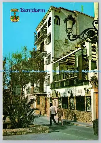 D319544 Benidorm. Espana. Calle Tipica. Postales Hnos. Galiana