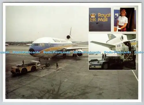 D323197 Luftpost von British Caledonian an London Flughäfen befördert. The House of Q