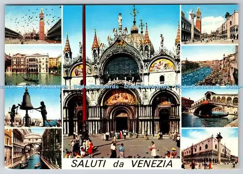 D317960 Saluti da Venezia. ARDO. P. Marzari s.r.l.Shio. N. 333. Postkarte. Mul