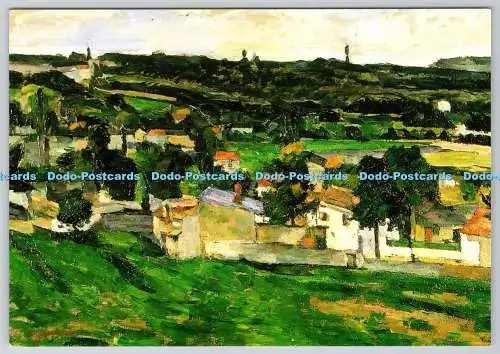 D315149 Oxford. Ashmolean Museum. Paul Cezanne. Auvers sur Oise. WAC 067. Vintage