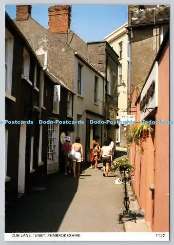 D319566 Pembrokeshire. Tenby. Cob Lane. Pembrokeshire Eye Postkarten
