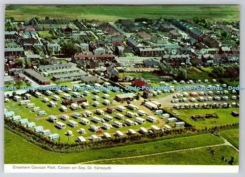 D323205 Grasmere Caravan Park. Caister on Sea. Gt. Yarmouth. E. T. W. Dennis. Sc