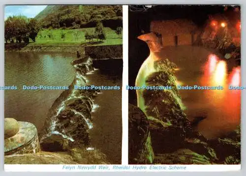 D323215 Felyn Newydd Weir. Rheidol Hydro Electric Scheme. Zentralstrom Ge