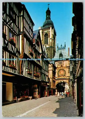 D319583 Rouen. Seine Maritime. Rue du Gros Horloge. Greff. 1982