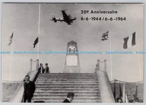 D317985 Commemoration du 20e Anniversaire du Debarquement. J. M. Lezec. ED. Edit