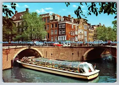 D323237 Amsterdam. Holland. Herengracht traf Reguliersgracht. Krüger. Schlittenfahren