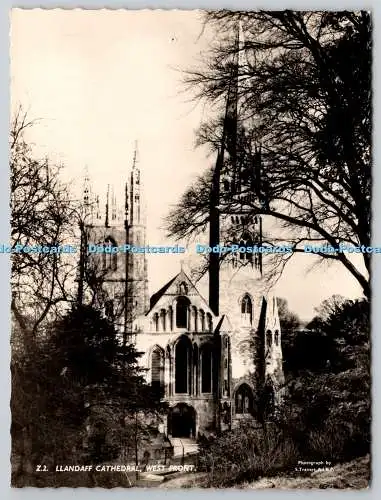 D319601 Kathedrale von Llandaff. Westfront. S. Travers