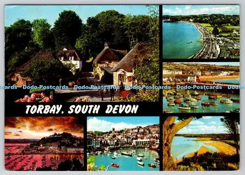 D315190 South Devon. Torbay. West Country. John Hinde. Irland. 1985. Postkarte.