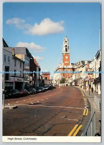 D319621 Colchester. High Street. Küstenkarten. Clacton. E. T. W. Dennis. D.H