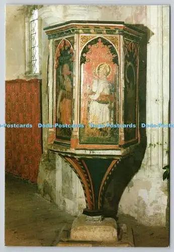 D318028 Burnham Norton. Kirche St. Margarets. Die Weinglaskanzel. Ruth Batchel