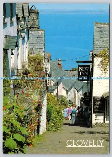 D319660 Clovelly. Unten eine lange. J. Salmon. Sevenoaks. Kent