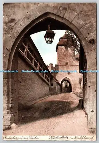 D319661 Rothenburg ob der Tauber. Koboldzellertor Mit Teufelskanzel. Zeitzer