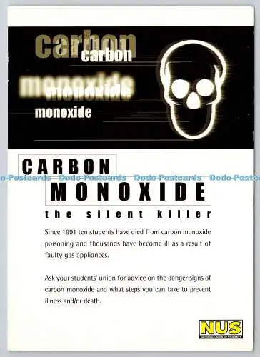 D318060 Kohlenmonoxid. Silent Killer. NUS. National Union of Students. Boomera