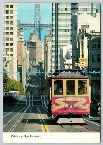 D319666 San Francisco. Seilbahn. BOAC World Most Advanced Airline