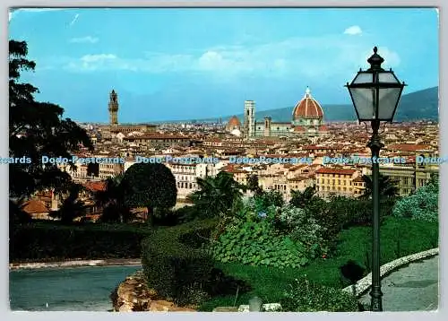 D315252 Florenz. Panorama vom Piazzale Michelangelo. Bonechi 1970. O.V.E.T.