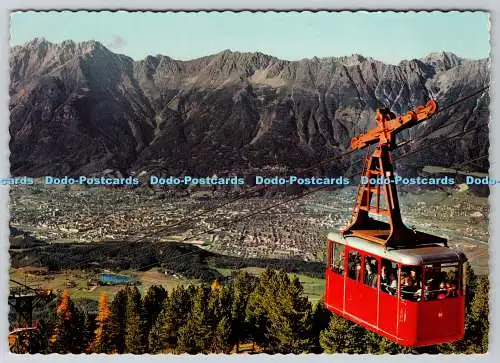 D323306 Tirol. Patscherkofelbahn. Gegen Innsbruck und die Nordkette. Alpina Druc