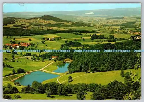D315261 Naturpark Rhon. Blick von der Wasserkuppe Eube über Guckaisee Poppenhaus