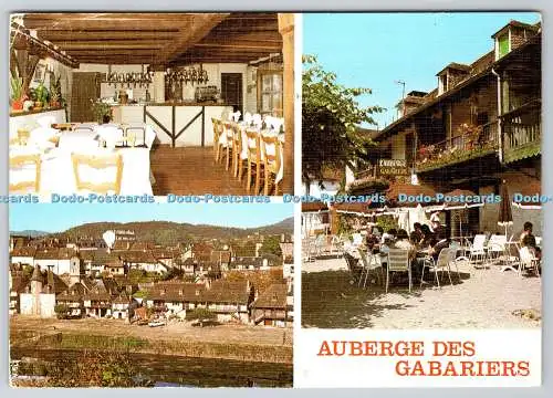 D319683 Auberge des Gabariers. Au Bord de la Dordogne. Bos. De Luxe. 1993. Multi