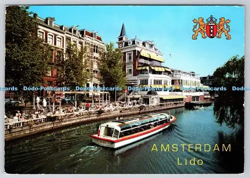D315272 Niederlande. Amsterdam. Holland. Lido. Krüger. Schlitten fahren. 1984. Postkarte