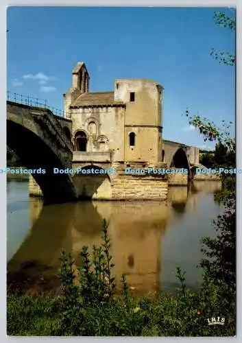 D318087 Vaucluse. Avignon. St.-Benezet-Brücke und Nikolaus-Kapelle. IRIS. Mexi