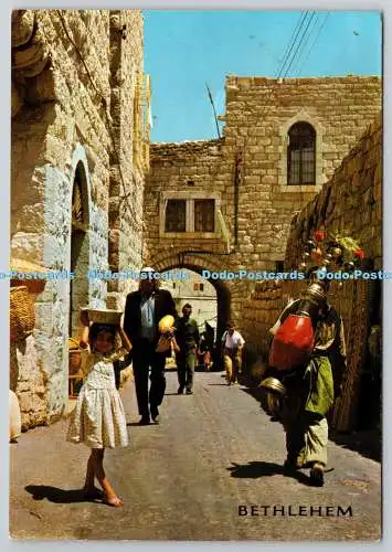 D318099 Bethlehem. Malerische Gasse. Palphot. Heiliges Land. Israel. N. 8775. 1978.