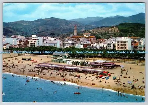 D323336 Calella de Mar. Detalle de la playa. Postales Internacional Farbe. Werti