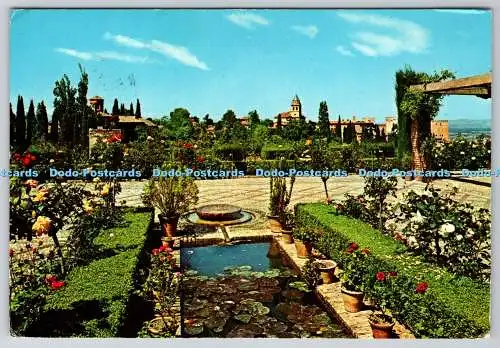 D315286 Spanien. Granada. Generalife Gärten. BV. Beascoa. N. 1318. 1968. Postkarte