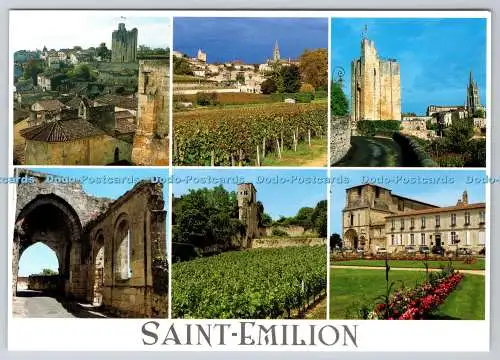 D315291 Saint Emilion. Gironde. GS. Editions Grand Sud. Frankreich. Postkarte. Multi