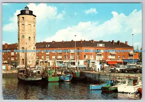 D315293 Nord. Dunkerque. La Cote D Opale. Le port et la tour du Leughenaer. Este