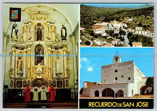 D323346 Ibiza. Isla Blanca. San Jose. Kirche. Escudo de Oro. SUB. Subirats Casan
