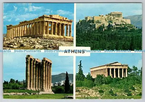 D315304 Griechenland. Athen. 1979. Postkarte. Multi View