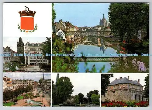 D315311 Bilder de France. Nord. Douai. La Cigogne. Toulouse. 1990. Postkarte. Mul
