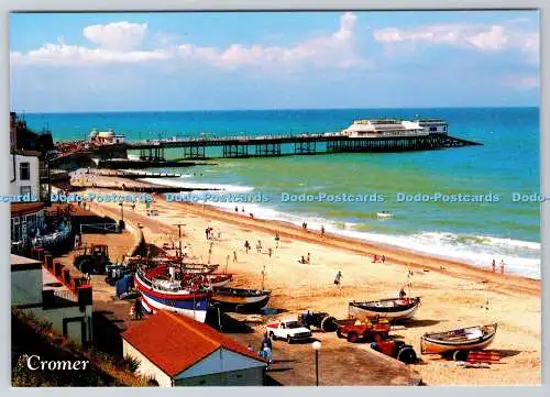D319733 Cromer. Norfolk. Der Pier und Strand von East Cliff. C.P.S