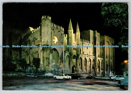 D323368 Avignon. Vaucluse. Le Palais des Papes illumine. Theojac. Panazol. PM Fr