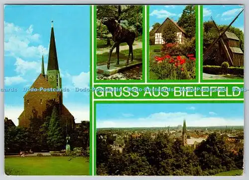 D315329 Gruss aus Bielefeld. Schoning und Gebrüder Schmidt. Lübeck. Postkarte. Mu