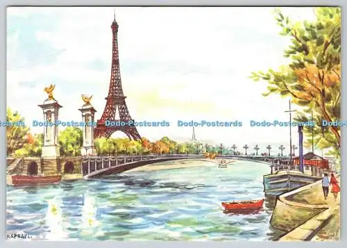 D323382 Paris. Tour Eiffel. Pont Alexandre III. Raphael. N.D.F