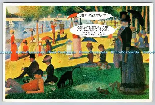 D315334 Fehlgeführte Meisterwerke. Georges Pierre Seurat. La Grande Jatte 1886. Ame