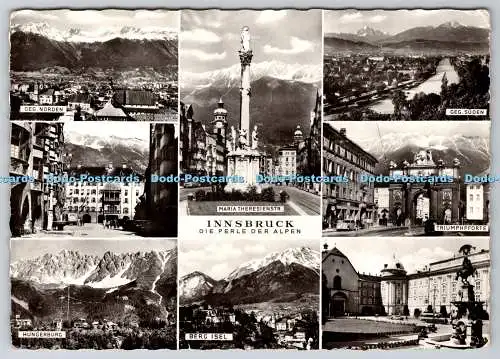 D319761 Innsbruck. Die Perle der Alpen. Hungerburg. K. T. V. Tiroler Kunstverlag